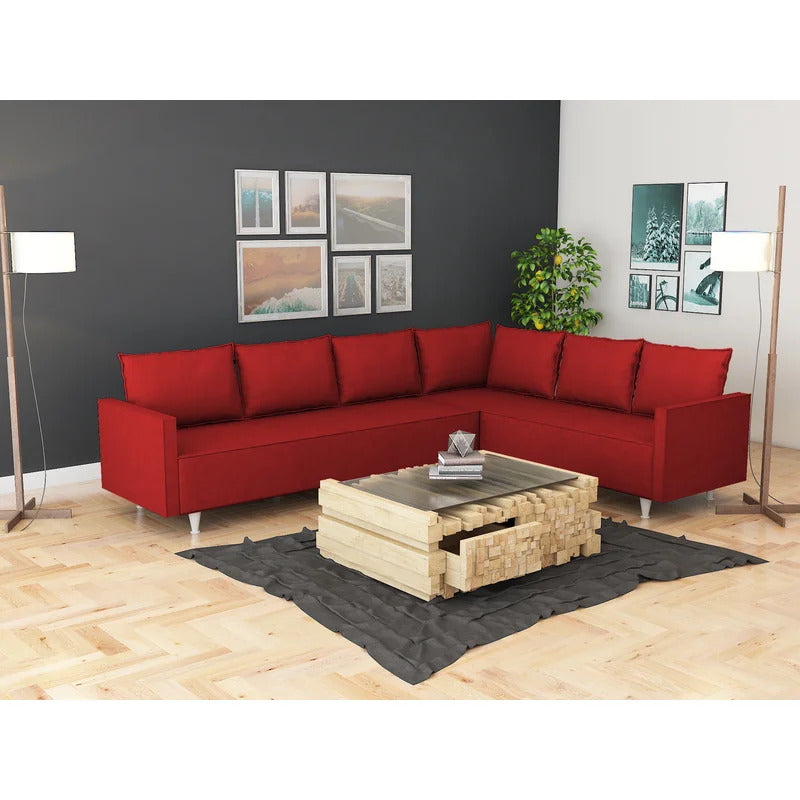 7 Seater Sofa Set: 103" Wide Corner Sectional Sofa
