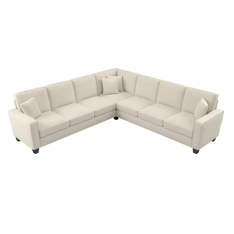 7 Seater Sofa Set: 111.02" Wide Symmetrical Corner Sectional Sofa Set