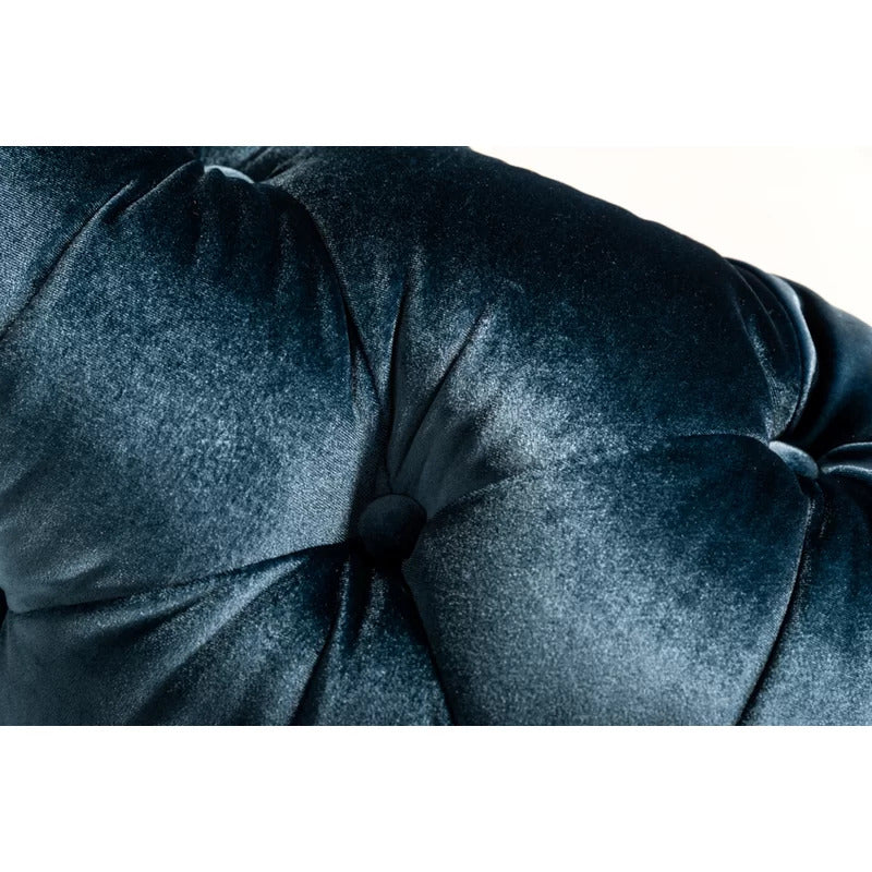 7 Seater Sofa Set: 130" Wide Symmetrical Corner Velvet Sectional Sofa