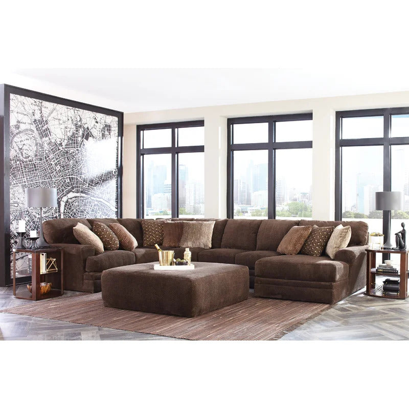 7 Seater Sofa Set: 163" Wide Modular Sectional Sofa