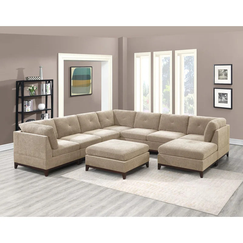 7 Seater Sofa Set: Corner Sectional Sofa Set