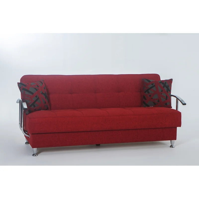 Office Sofa: 81.1'' Recessed Arm Sofa