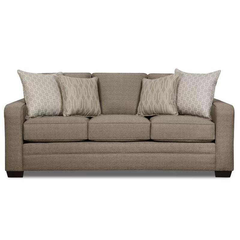 Office Sofa: 83'' Chenille Square Arm Sofa