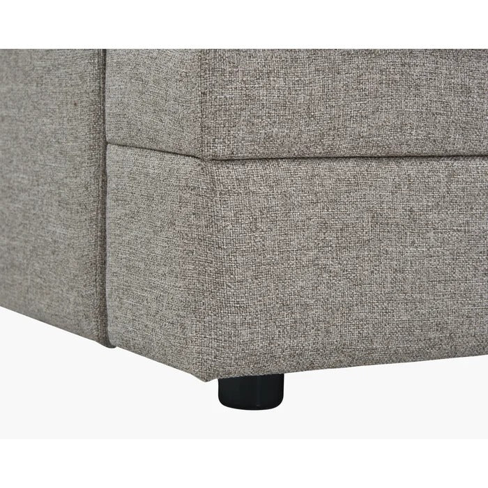 8 Seater Sofa Set: 167" Wide Modular Corner Sectional with Ottoman