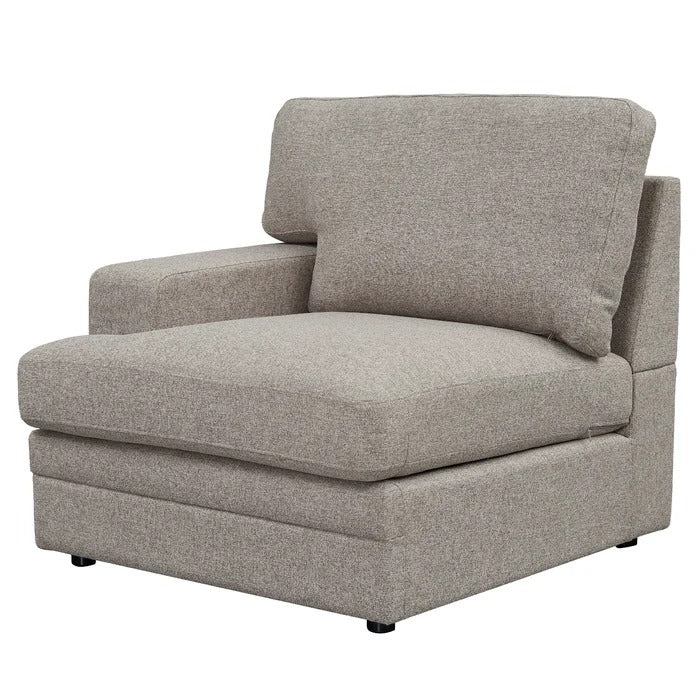 8 Seater Sofa Set: 167" Wide Modular Corner Sectional with Ottoman