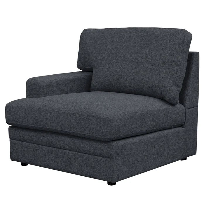 8 Seater Sofa Set: 167" Wide Modular Corner Sectional with Ottoman