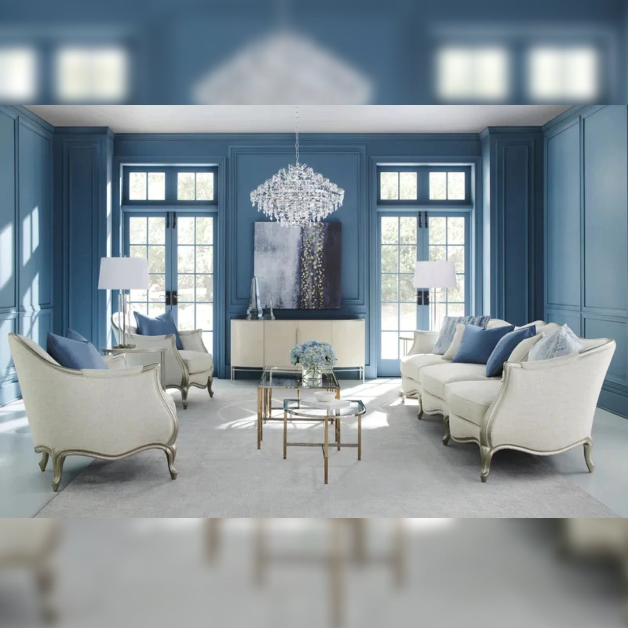 8 Seater Sofa Set 3 Piece Living Room Sofa Set