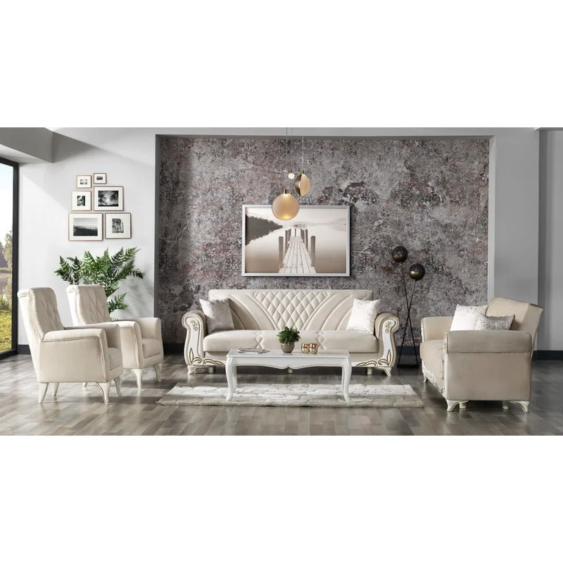 8 Seater Sofa Set: 3 Piece Sleeper Living Room Set