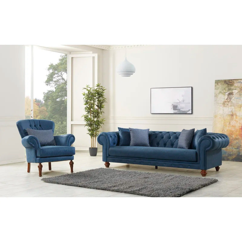 8 Seater Sofa Set: 4 Piece Living Room Set