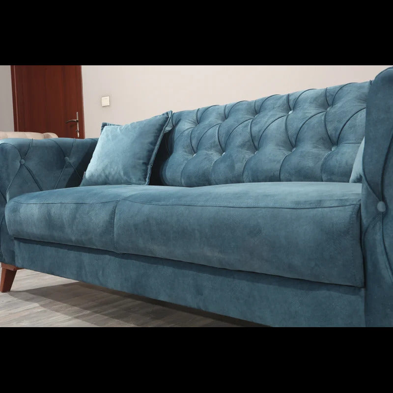 8 Seater Sofa Set: 4 Piece Sleeper Living Room Set