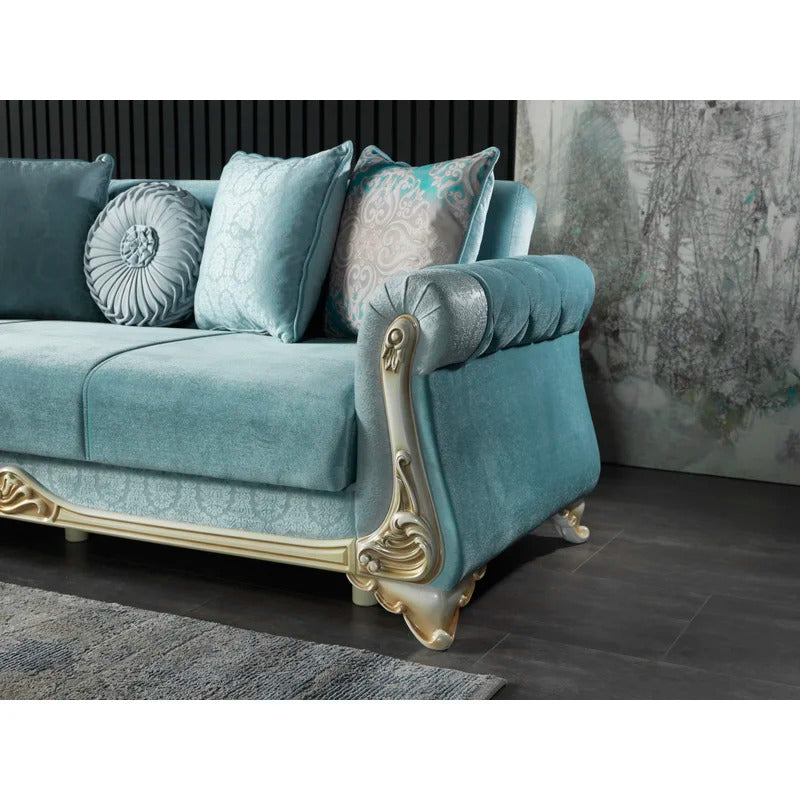 8 Seater Sofa Set: 4 Piece Sleeper Living Room Sofa Set