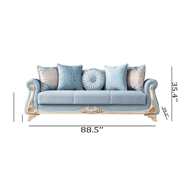 8 Seater Sofa Set 4 Piece Sleeper Living Room Sofa Set