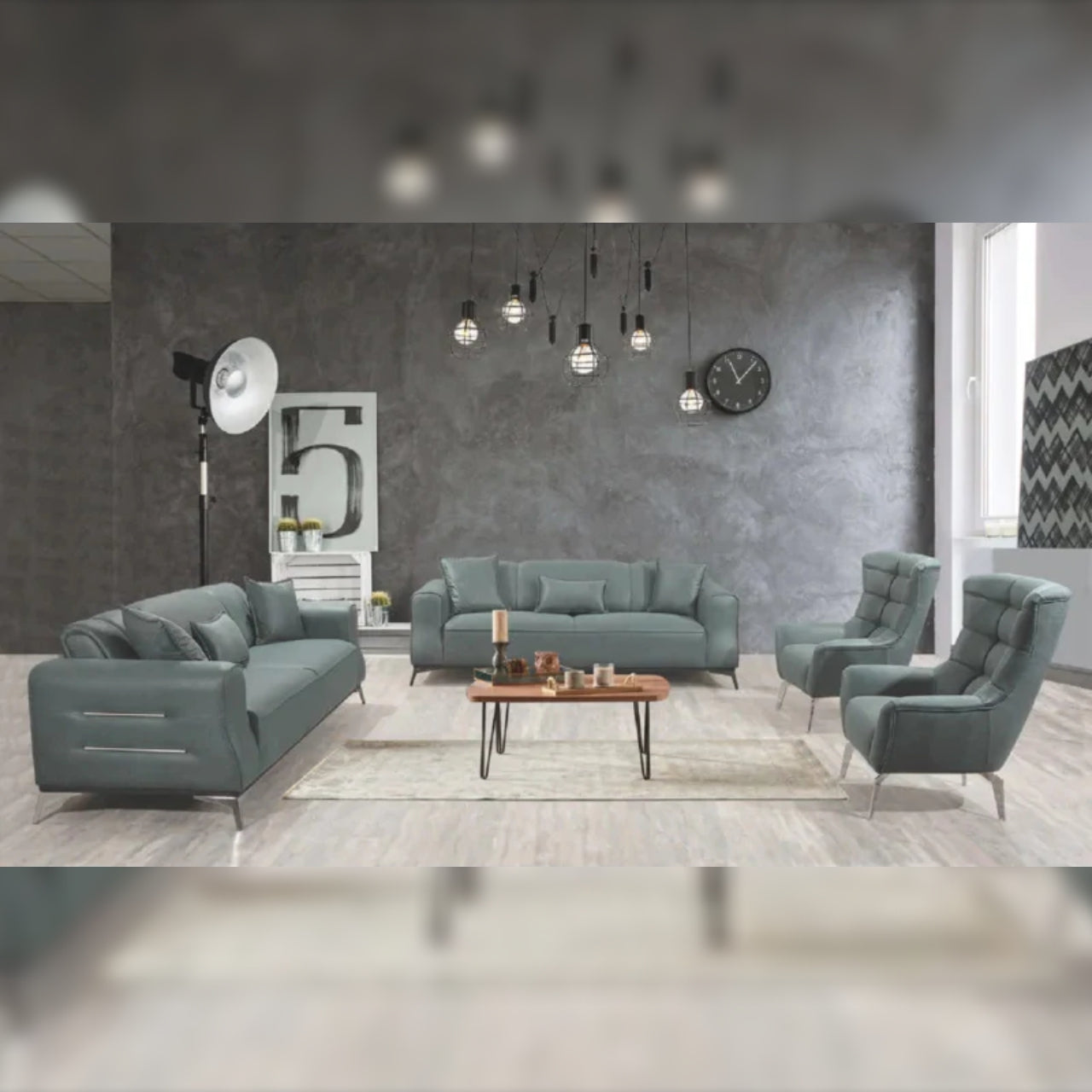 8 Seater Sofa Set 4 Piece Sleeper Living Room Sofa Set