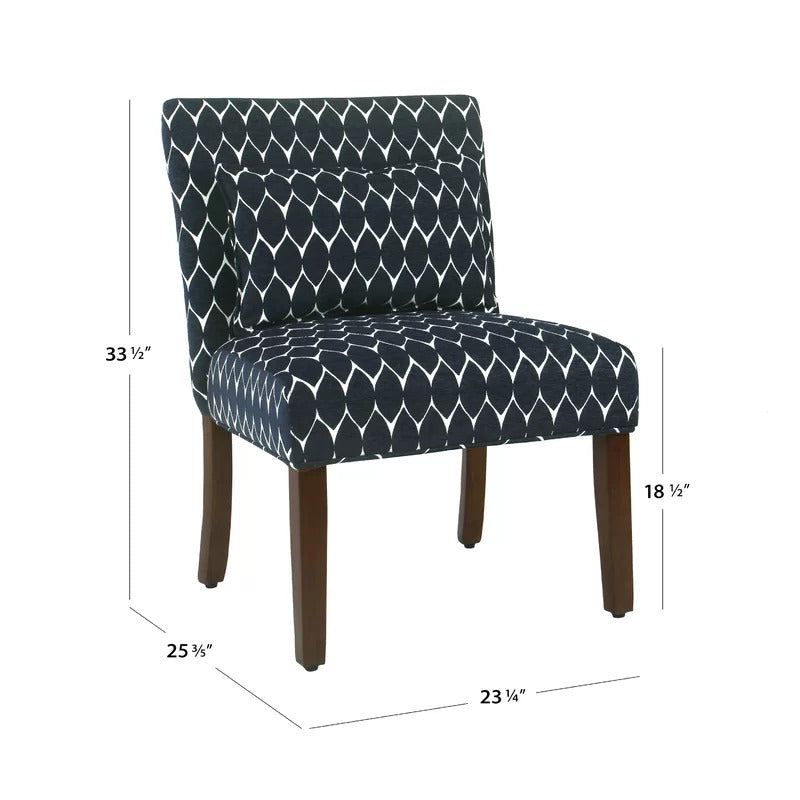 Accent Chair: 23.25'' Wide Slipper Chair