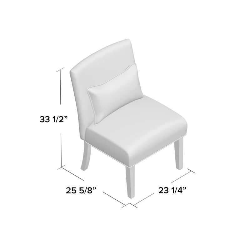 Accent Chair: 23.25'' Wide Slipper Chair