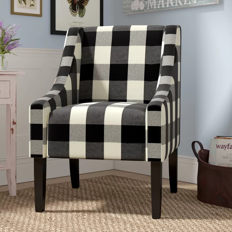 Accent Chair: 24.75'' Wide Cotton Armchair