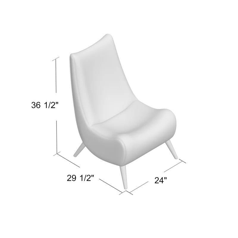 Accent Chair: 24'' Wide Lounge Chair