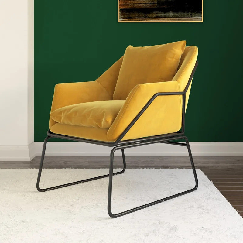 Accent Chair: 26.5'' Wide Velvet Armchair
