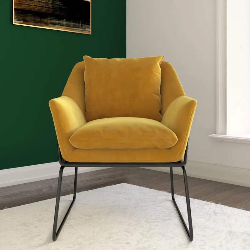 Accent Chair: 26.5'' Wide Velvet Armchair