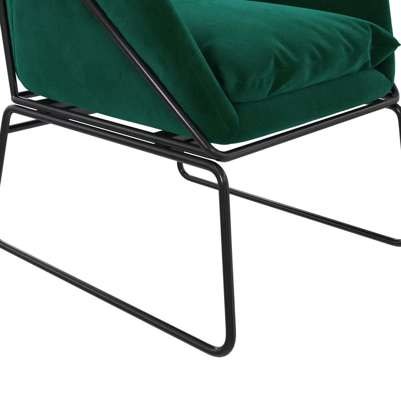 Accent Chair: 26.5'' Wide Velvet Armchair