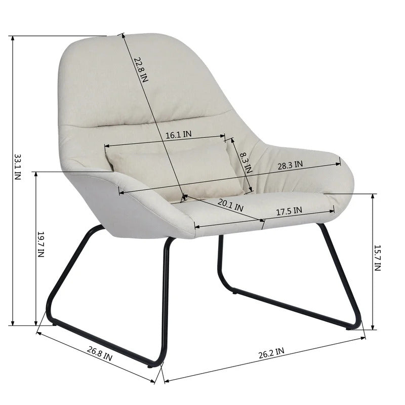 Accent Chair: 28.3'' Wide Armchair