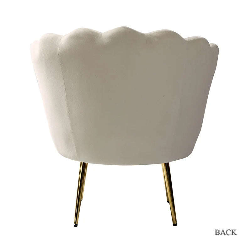 Accent Chair: 30'' Wide Velvet Barrel Chair