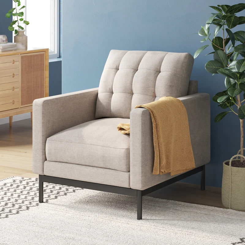 Accent Chair: 31.5'' Wide Tufted Armchair