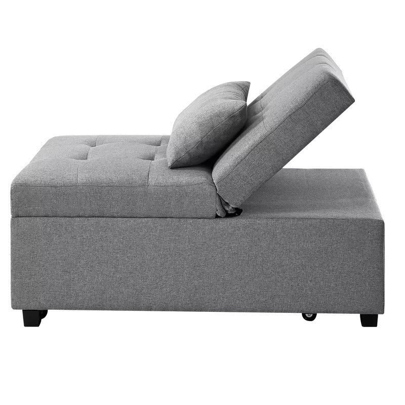 Accent Chair: 31'' Wide Tufted Convertible Chair