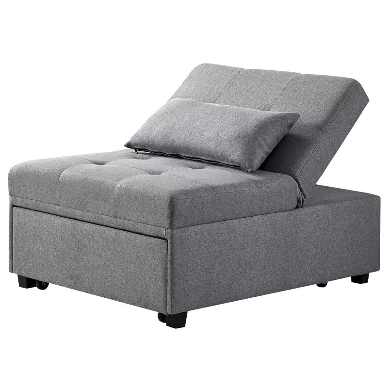 Accent Chair: 31'' Wide Tufted Convertible Chair