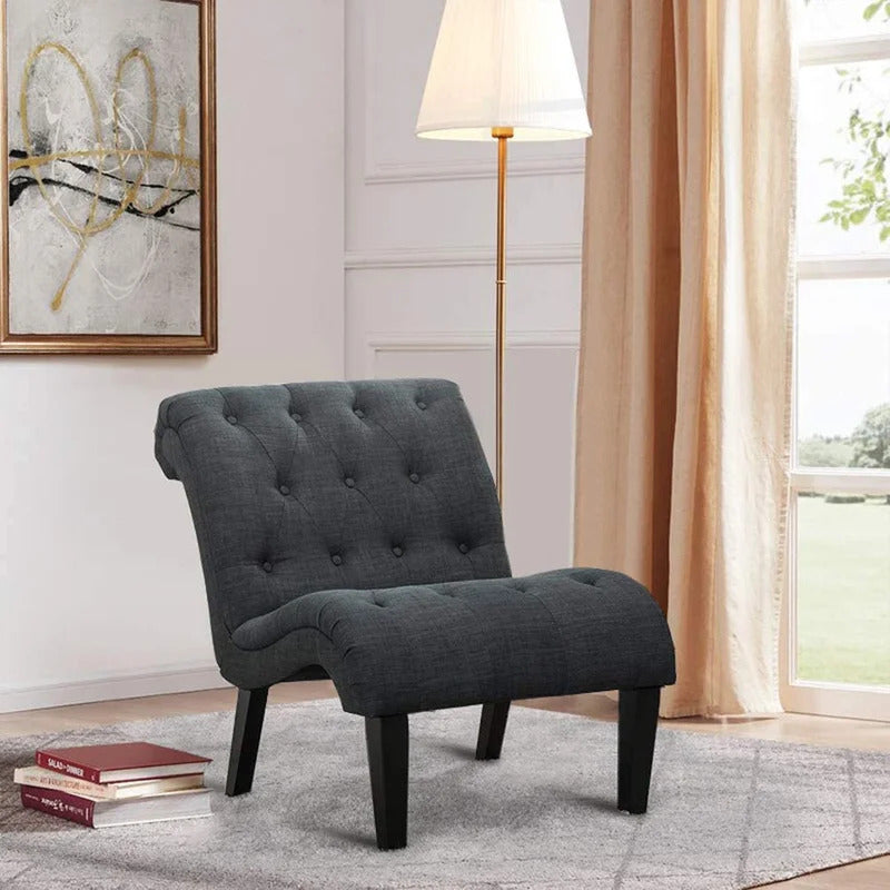 Accent Chair: 32.5'' Wide Tufted Lounge Chair
