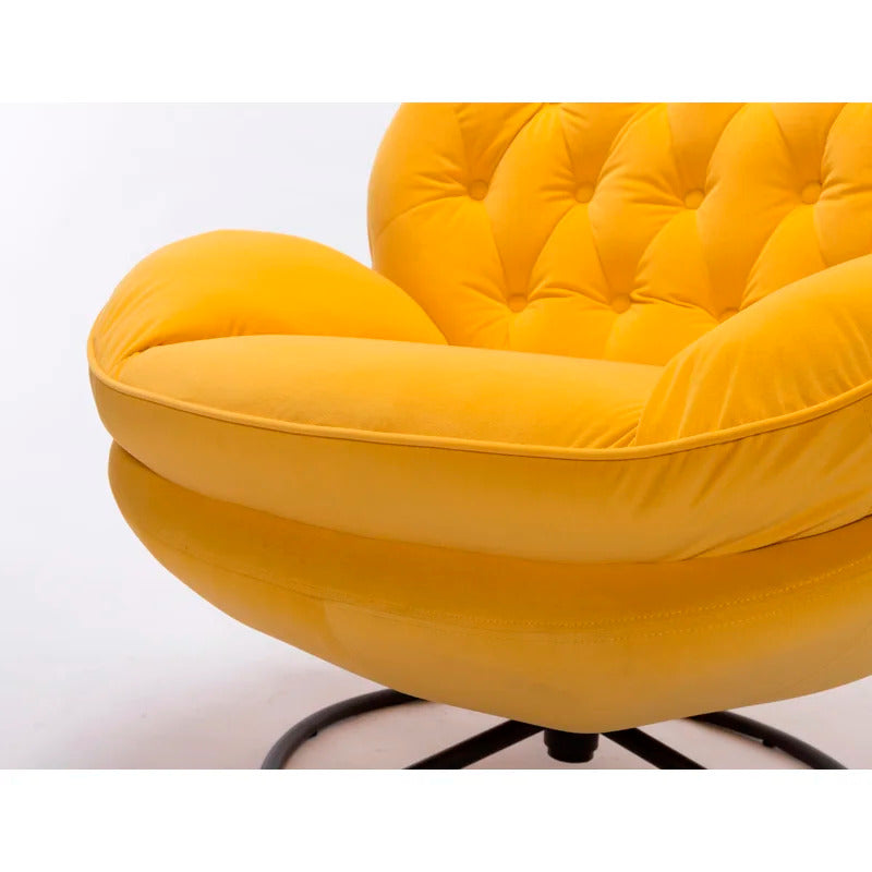 Accent Chair: 32'' Wide Tufted Velvet Chair