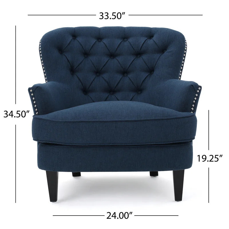 Accent Chair: 33'' Wide Tufted Club Chair