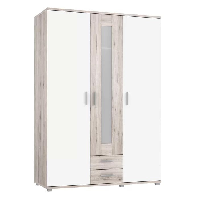 Almirah: 3 Door Wardrobe With Mirror