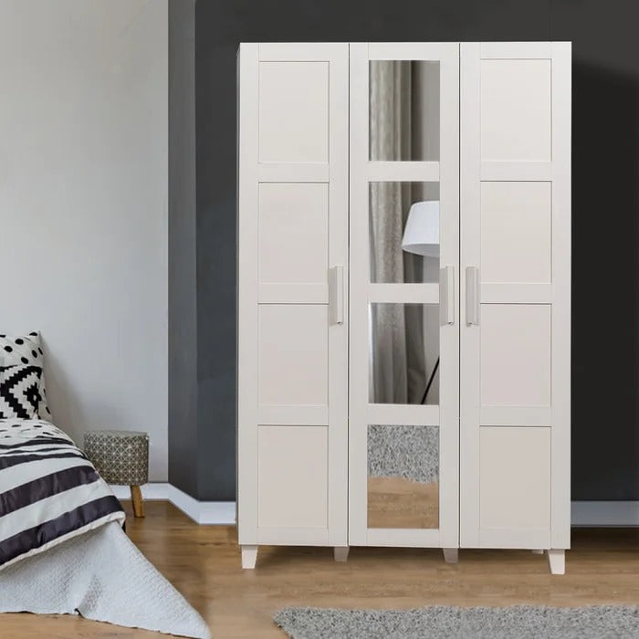 Almirah: 3 Door Wardrobe With Mirror