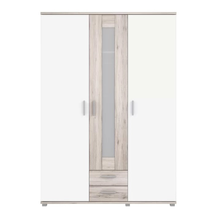 Almirah: 3 Door Wardrobe With Mirror