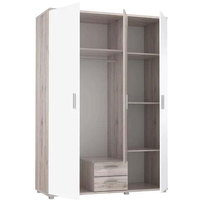 Almirah: 3 Door Wardrobe With Mirror