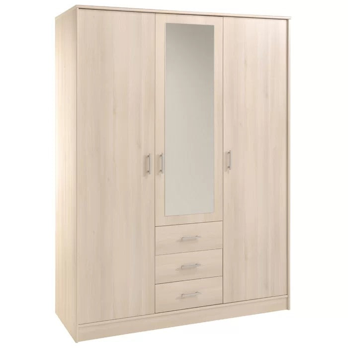 Almirah: 3 Door Wardrobe With Mirror