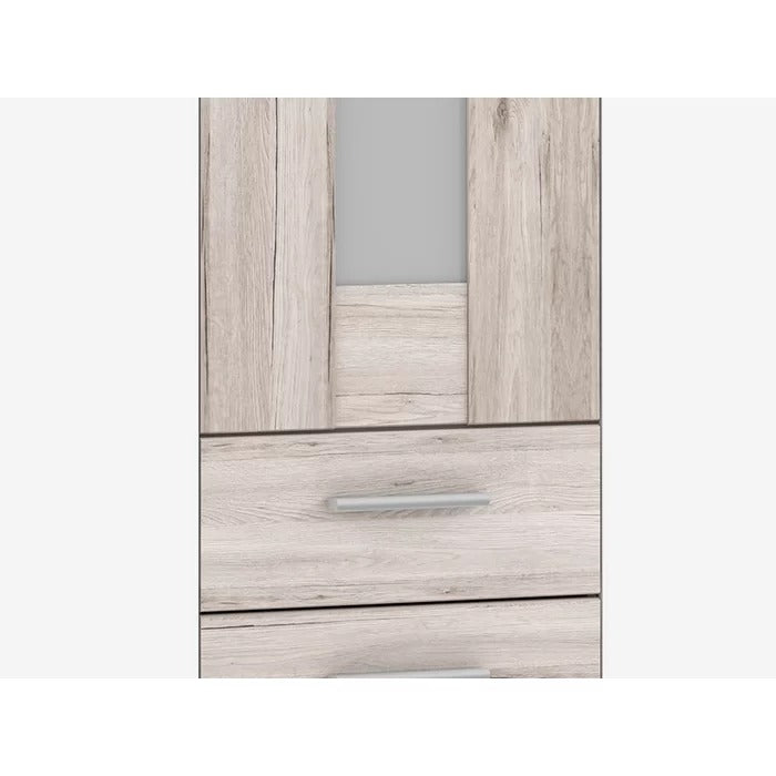 Almirah: 3 Door Wardrobe With Mirror