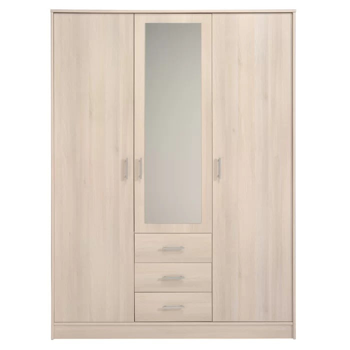 Almirah: 3 Door Wardrobe With Mirror