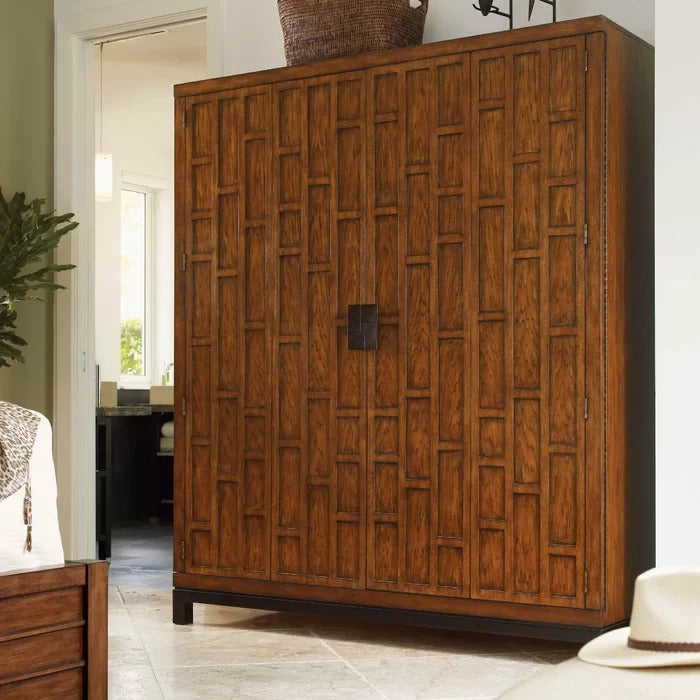 Almirah: 6 Shelves Solid Wood Almirah