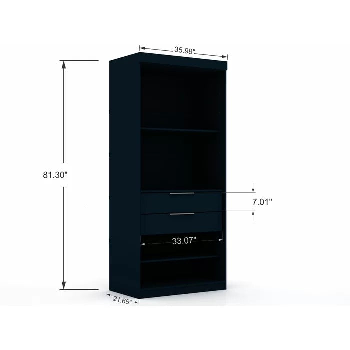 Almirah: Adjustable 8 Shelves Wardrobe