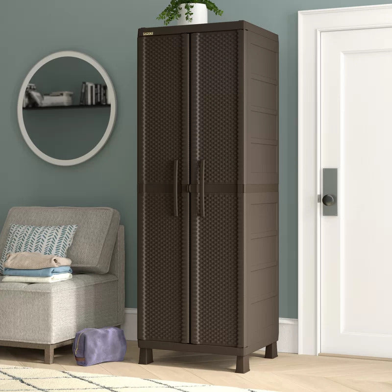 Almirah : DEN Rattan Wardrobe Cupboard Armoire