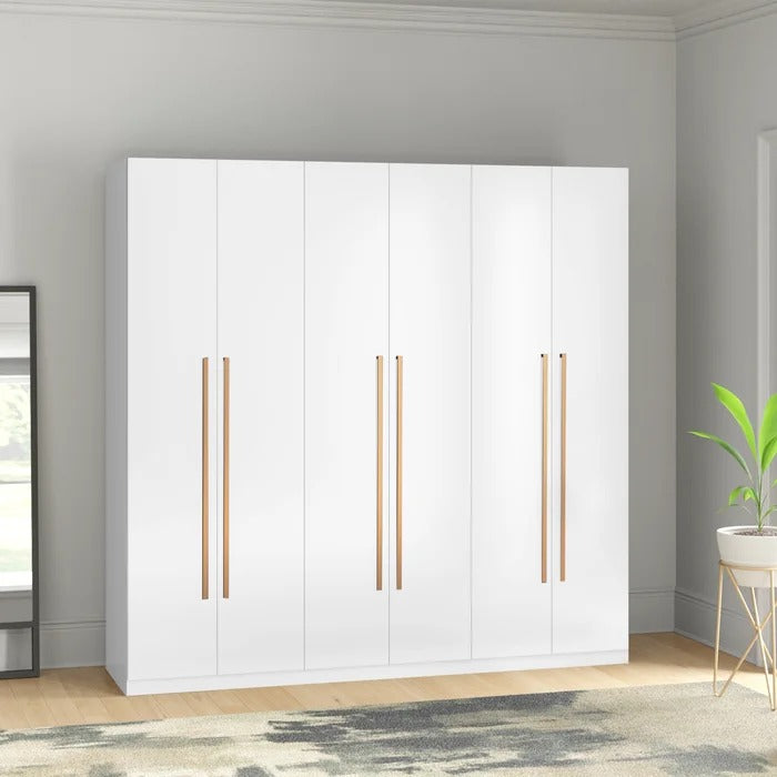 Almirah: Modern Wardrobe With 4 Shelves