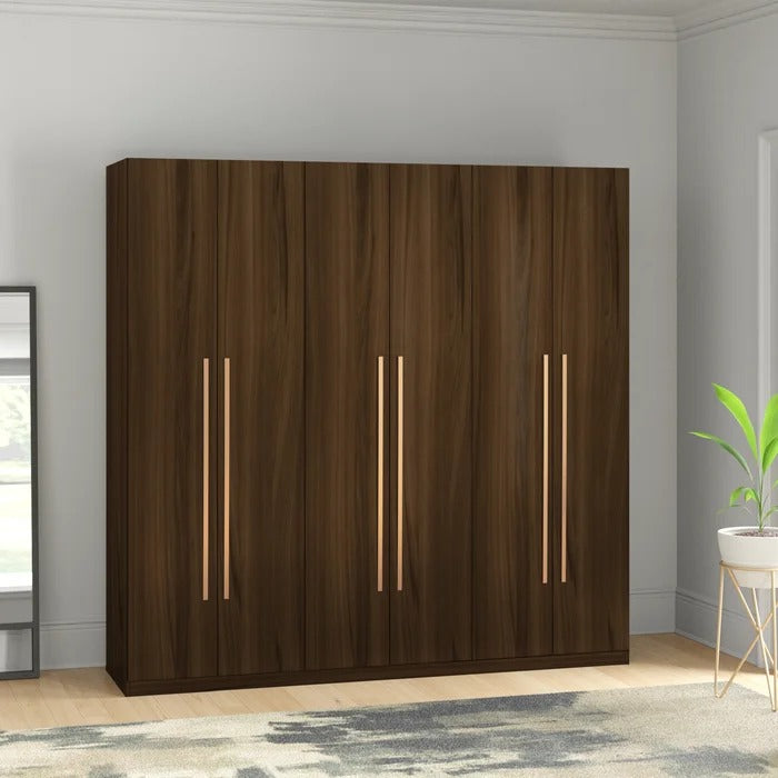 Almirah: Modern Wardrobe With 4 Shelves