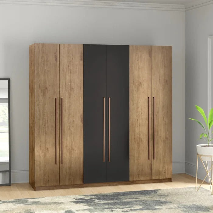 Almirah: Modern Wardrobe With 4 Shelves
