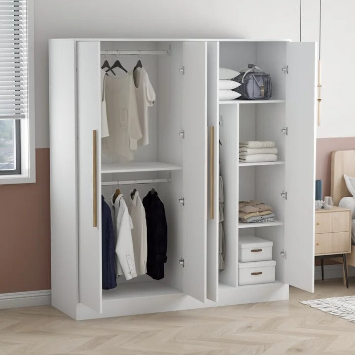 Almirah: Modern White Color Almirah
