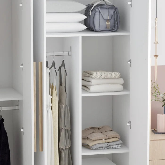 Almirah: Modern White Color Almirah