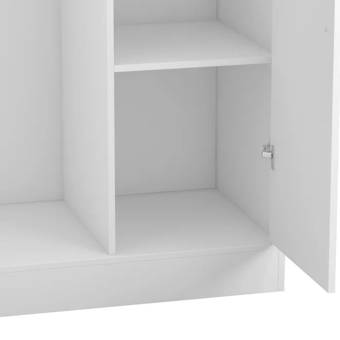 Almirah: Modern White Color Almirah