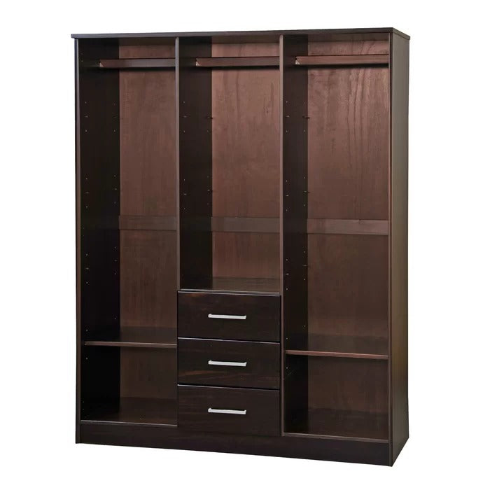 Almirah: Solid Wood Wardrobe With Mirror