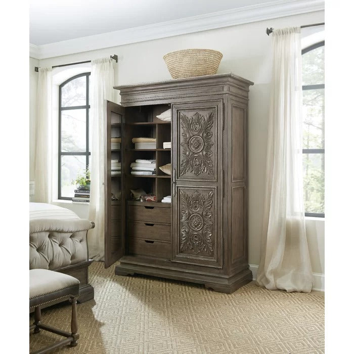 Almirah: Traditional 6 Drawer Brown Almirah